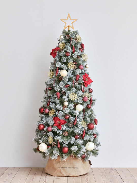 アルザスツリー スノー + Luxuryオーナメント【62p】樅