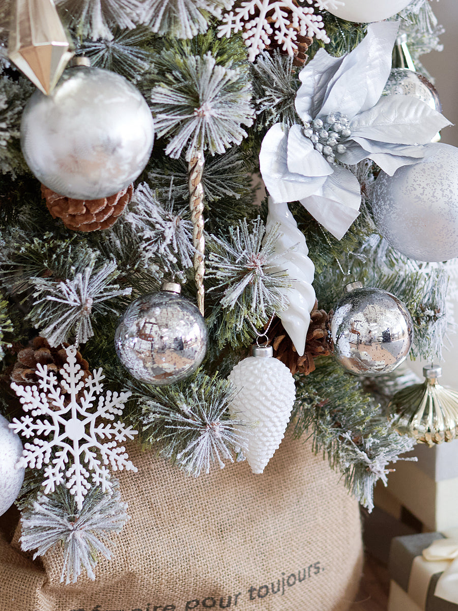 アルザスツリー スノー + Luxuryオーナメント【62p】樅