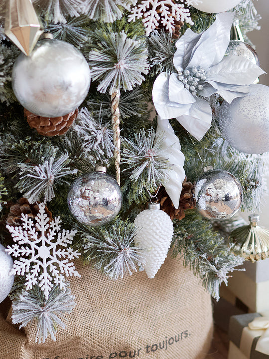 アルザスツリー スノー + Luxuryオーナメント【62p】樅