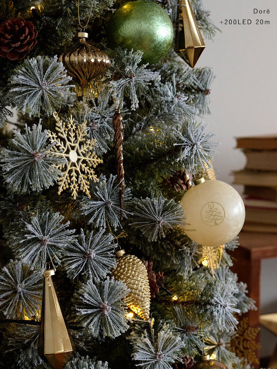 アルザスツリー スノー + Luxuryオーナメント【62p】樅