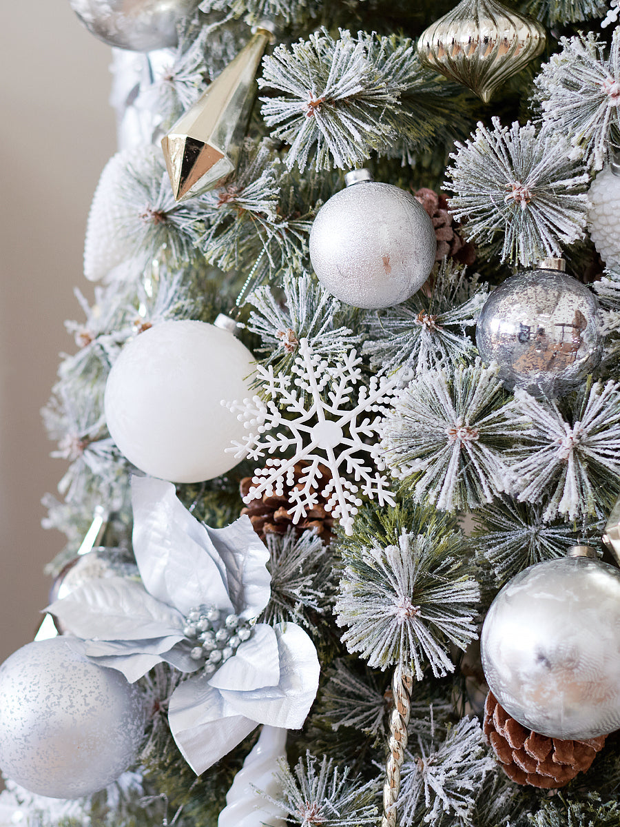 アルザスツリー スノー + Luxuryオーナメント【62p】樅