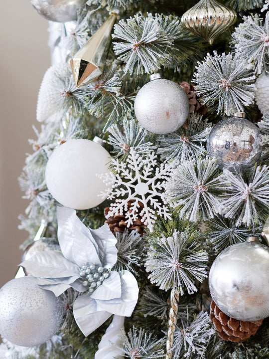 アルザスツリー スノー + Luxuryオーナメント【62p】樅