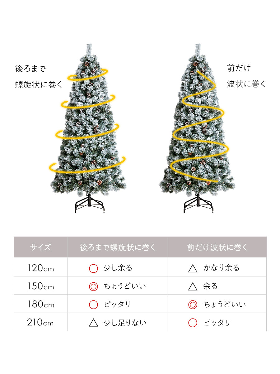 アルザスツリー スノー + Charme de Neige 樅