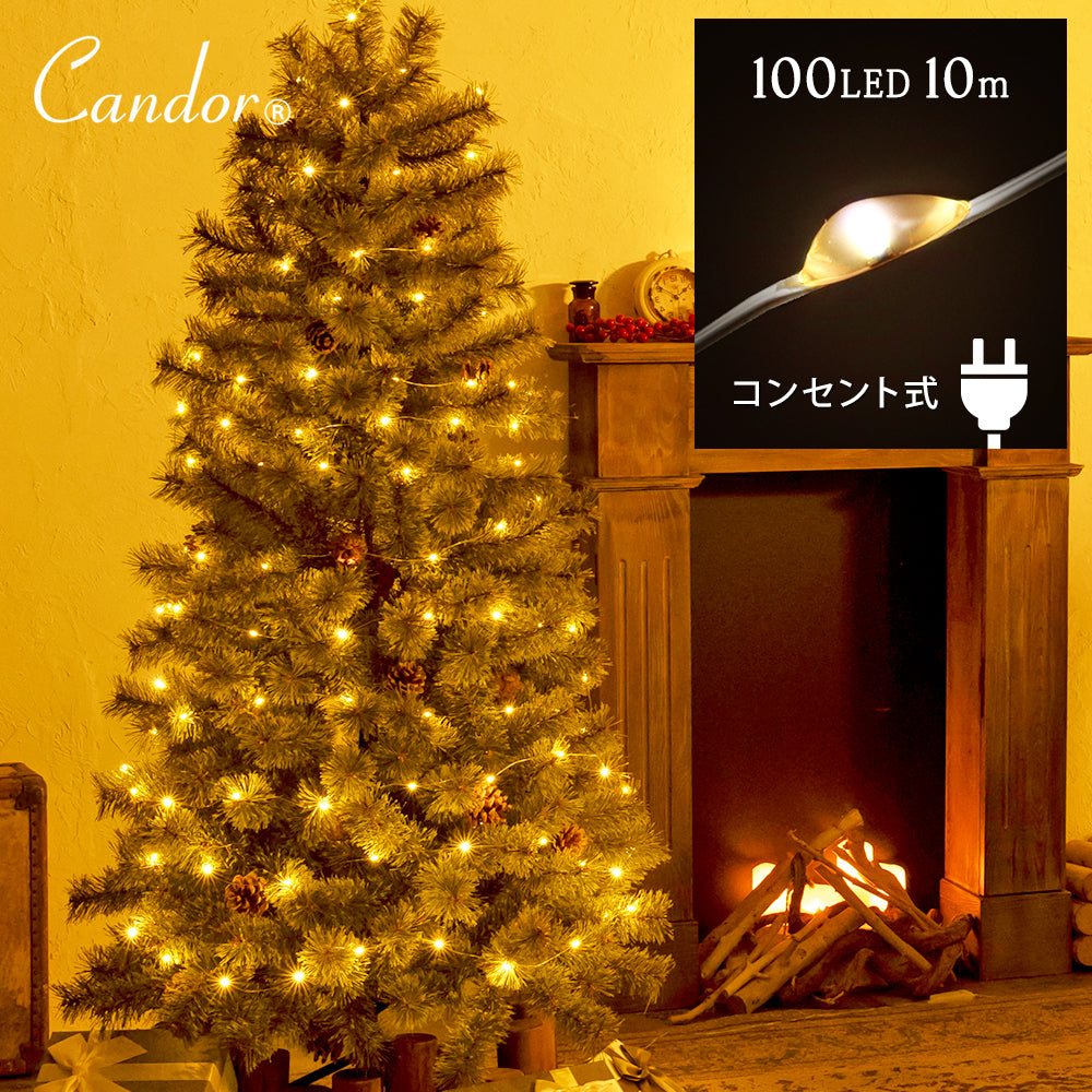 Candor® AC ジュエリーライト 100LED 柊