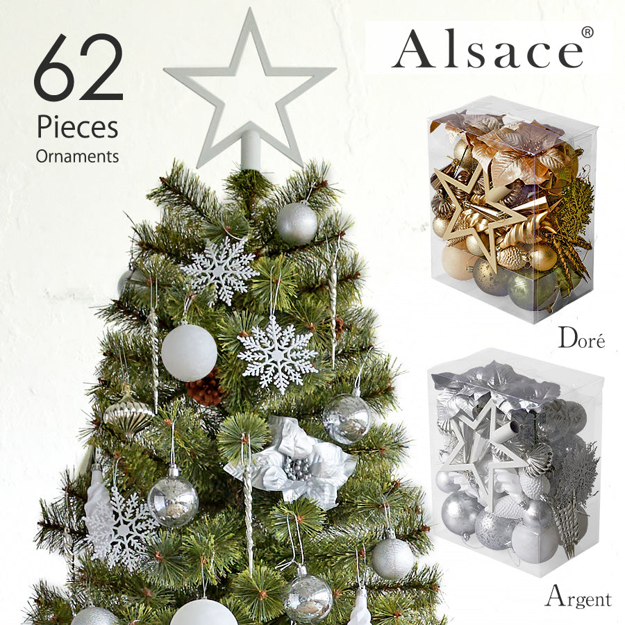 Alsace® Luxury オーナメント 62p 柊