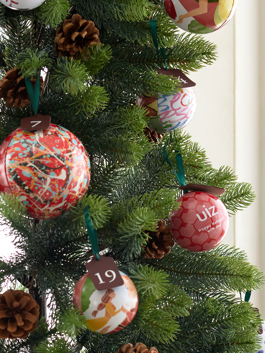 アドベントオーナメント缶【24p】 柊