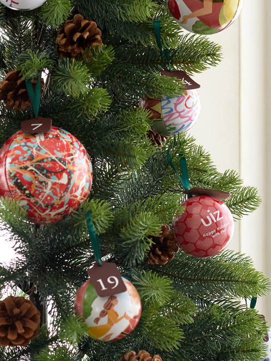 アドベントオーナメント缶【24p】 柊