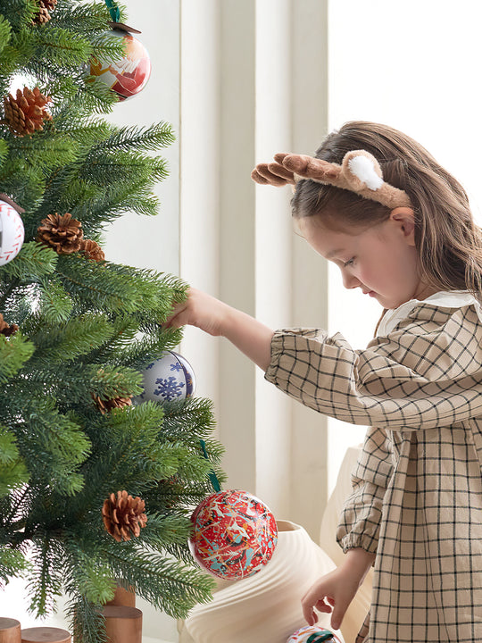 アドベントオーナメント缶【24p】 柊