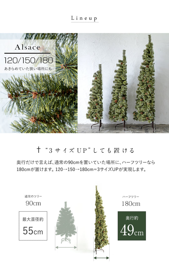 Alsace tree®︎ アルザス ハーフツリー 樅