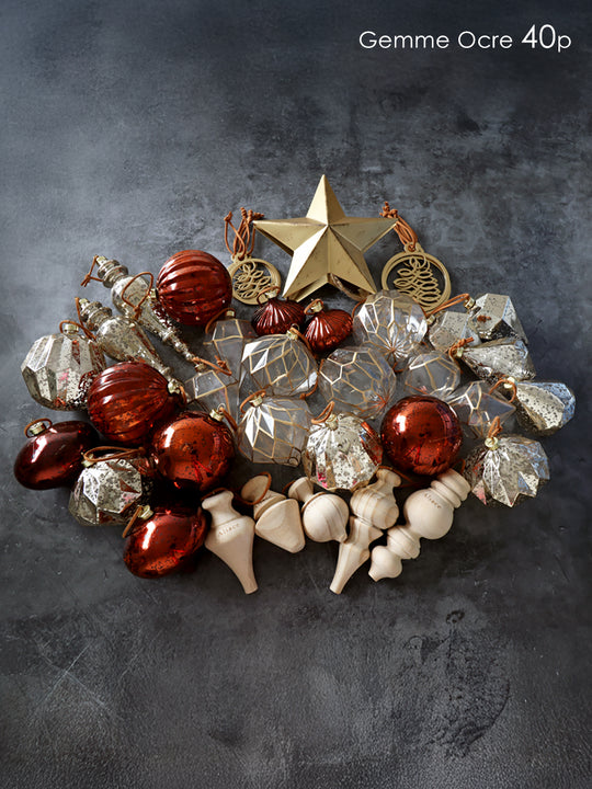 グラース オーナメント【Gemme Ocre】40p 柊